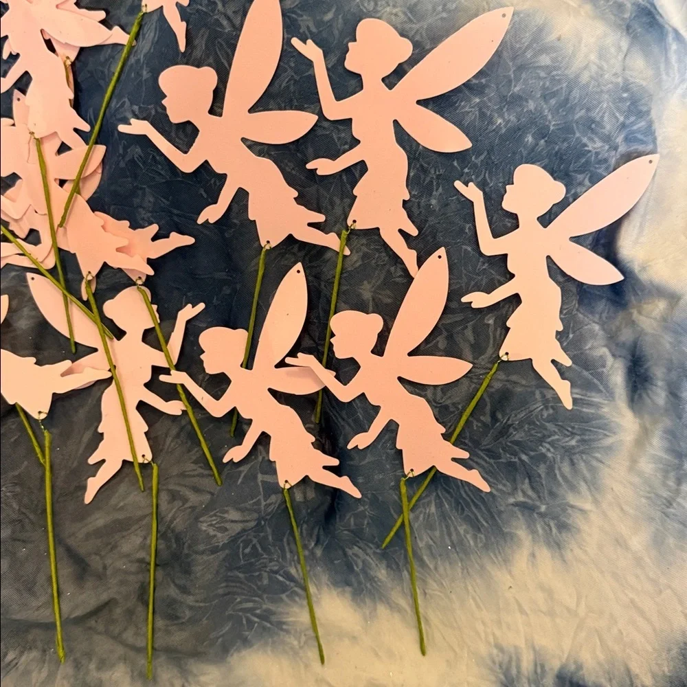Pink Fairy Cake Toppers
